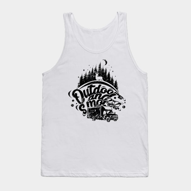 Camping - Outdoors And Smores Tank Top by Shiva121